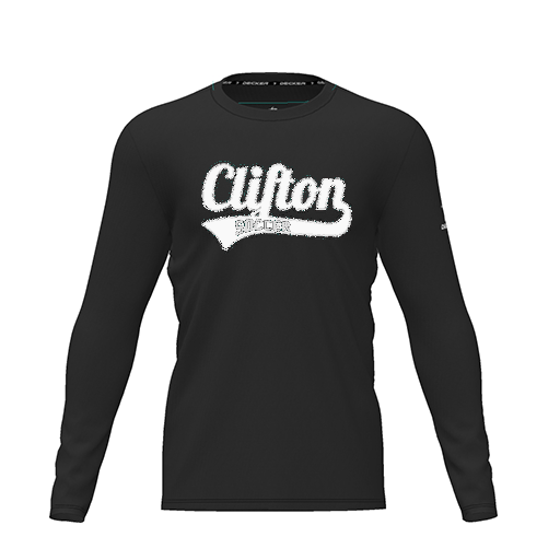 [CUS-DRIF-TEES-PER-CNK-LSL-BLK-YXS-LOGO2] Dri Fit Performance T-Shirt (Youth XS, Black, Logo 2, Long Sleeve)