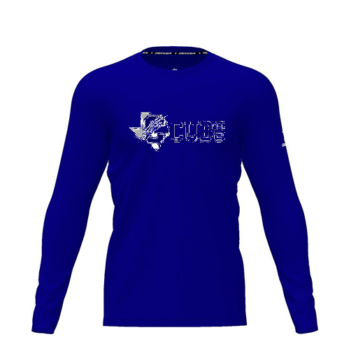 [CUS-DRIF-TEES-PER-CNK-LSL-RYL-YXS-LOGO3] Dri Fit Performance T-Shirt (Youth XS, Royal, Logo 3, Long Sleeve)