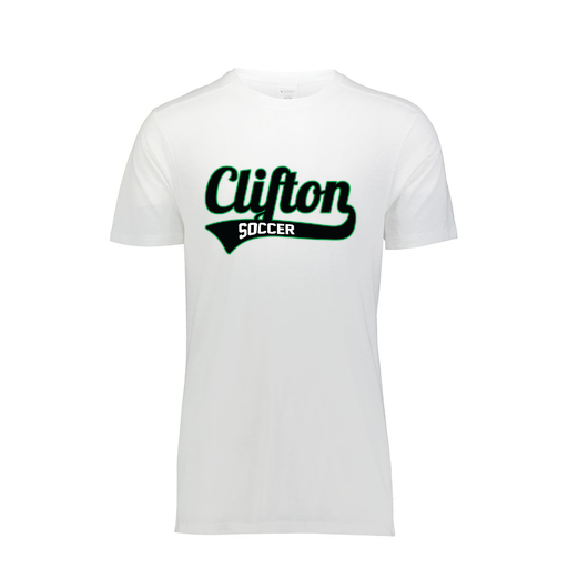 [FTSCUBWH-AS-LOGO2] Decker Men's Tri-Blend T-Shirt - Short Sleeve (Adult S, White, Logo 2)