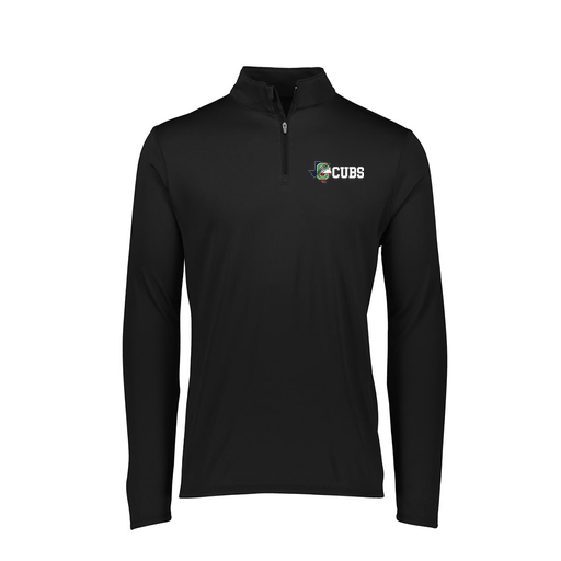 [FTLQFLBK-FAXS-LOGO3] Decker Women's Flex-Lite 1/4 Zip Shirt (Female Adult XS, Black, Logo 3)
