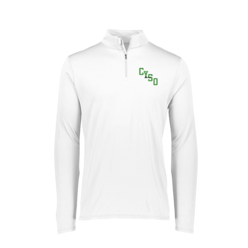 [FTLQFLWH-FAXS-LOGO1] Decker Women's Flex-Lite 1/4 Zip Shirt (Female Adult XS, White, Logo 1)