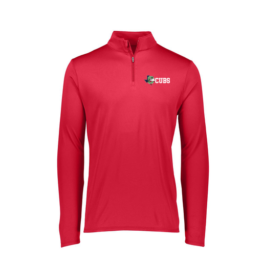 [2787.040.XS-LOGO3] Ladies Dri Fit 1/4 Zip Shirt (Female Adult XS, Red, Logo 3)