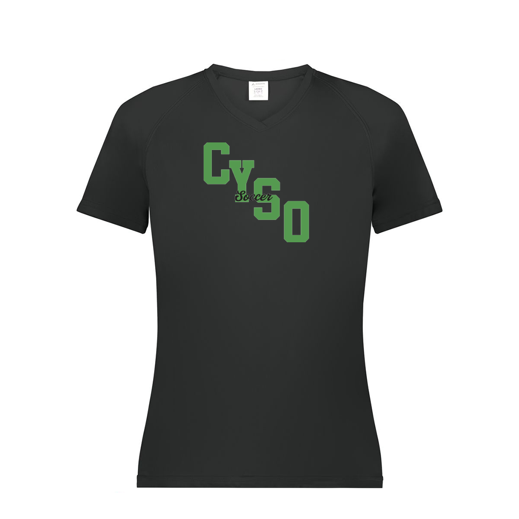 Ladies Smooth Sport V-Neck T-Shirt
