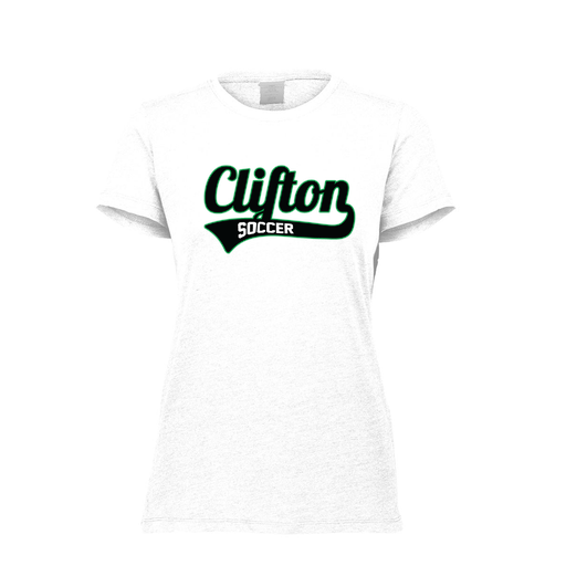 [FTSCUBWH-FAXS-LOGO2] Decker Women's Tri-Blend T-Shirt - Short Sleeve (Female Adult XS, White, Logo 2)