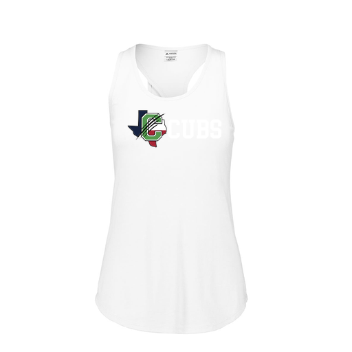 [3078.005.S-LOGO3] Ladies Tri Blend Tank Top (Female Adult S, White, Logo 3)