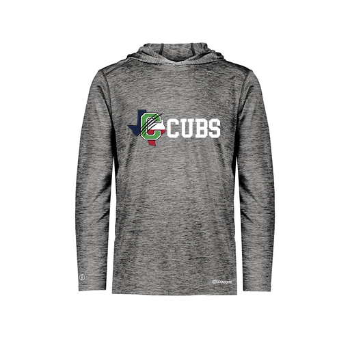 [FOLHCGBK-YS-LOGO3] Decker Youth Charge Hoodie (Youth S, Black, Logo 3)