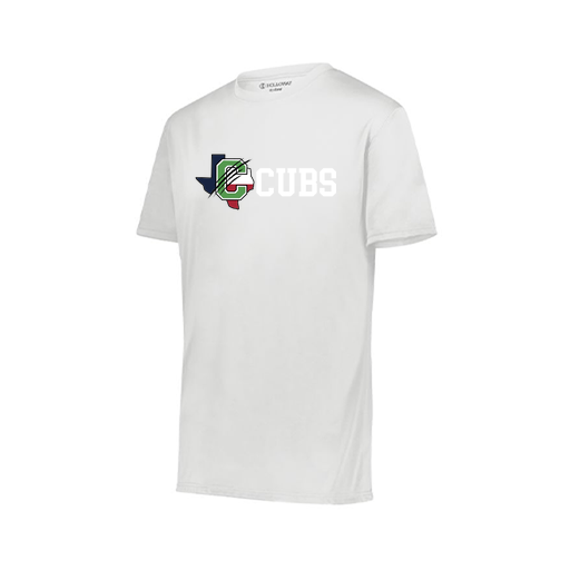 [222818.005.S-LOGO3] Men's Movement Dri Fit Shirt (Adult S, White, Logo 3)