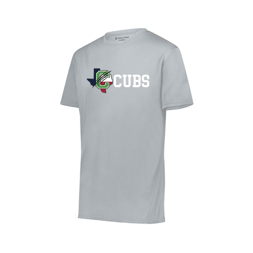 [222818.099.S-LOGO3] Men's Movement Dri Fit Shirt (Adult S, Silver, Logo 3)