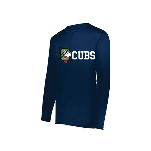 [222822.065.XS-LOGO3] Men's LS Smooth Sport Shirt (Adult XS, Navy, Logo 3)