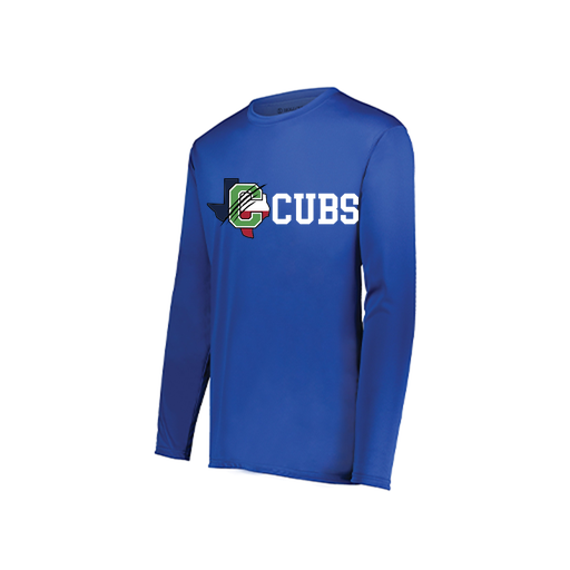 [222822.060.XS-LOGO3] Men's LS Smooth Sport Shirt (Adult XS, Royal, Logo 3)