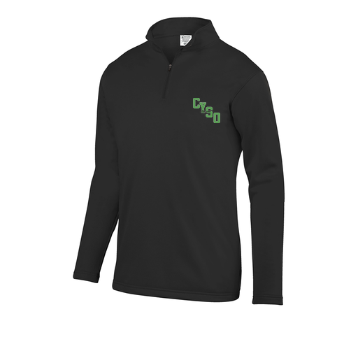 [DFW-FFQZ-BLK-AS-LOGO1] Decker Men's FlexFleece 1/4 Zip (Adult S, Black, Logo 1)