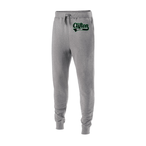 [229648.017.S-LOGO2] Youth 60/40 Fleece Jogger (Youth S, Silver, Logo 2)