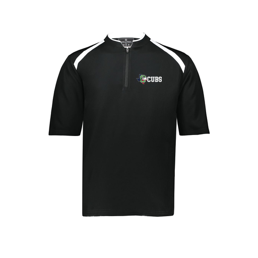 [229581-AS-BLK-LOGO3] Men's Dugout Short Sleeve Pullover (Adult S, Black, Logo 3)