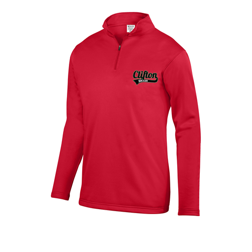 [5508.040.S-LOGO2] Youth FlexFleece 1/4 Zip (Youth S, Red, Logo 2)